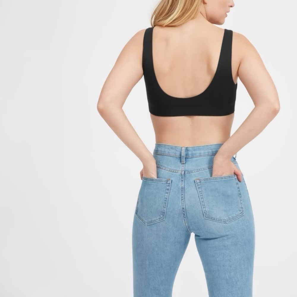 Everlane The Cotton Tank Bra in Black NWT Size XL SOLD OUT ONLINE - Picture 5 of 8